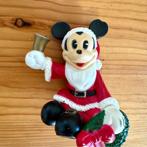 Vintage 90s Disney Mickey Mouse Christmas Stocking Holder 1996 - Picture 2 of 7
